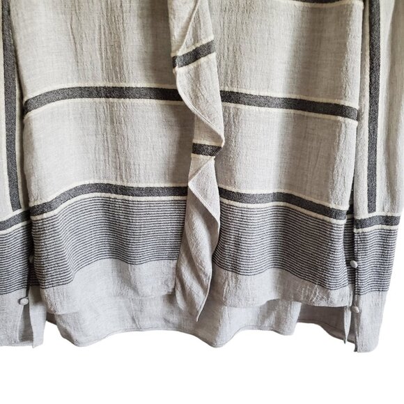 Derek Lam IO Crosby Viscose Virgin Wool Blend Unique Blouse Size 6 - Picture 7 of 16